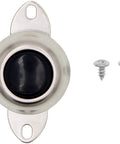 Electrical Switches Horn Button Flush Mount Universal Fit Replacement for Vehicles with mounting screws, front view.