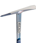 Rock Pick 17 Inch Geologist Tool With Pointed Tip And Chisel End, USA Made, close-up of logo and pointed tip with chisel end
