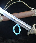 Training Sword For Martial Arts Practice With 39 Inch Stainless Steel Blade Full Tang Longquan Style Forged Rosewood Scabbard Phoenix