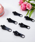 6 Piece Universal Instant Zipper Repair Kit With Replacement Sliders That Work With Most Standard Zippers for clothing bags