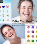 Diy Tooth Jewelry Kit With 770 Crystals And 12 Shapes Bedazzle Gems Teeth Jewelry Starter Set For Easy On Teeth Sparkle