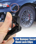 Heavy Duty Car Bumper Clips 4 Pack Quick Release Hasps For Trunk And Bumper Billet Steel Fasteners in hand, car background