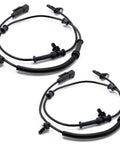 Rock Solid Front Left And Right Abs Wheel Speed Sensors Built Rugged For Jeep Grand Cherokee And Dodge Durango bundle view with wiring.