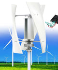 High Power 14000W Wind Turbine Kit With MPPT Controller for 12V 24V 48V 110V and 220V systems, vertical wind generator with white nylon blades