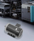 Shop Ready 2Hp Three Phase Electric Motor, 3450Rpm Tefc Industrial Equipment Driver, 230Volt 460Volt Pure Copper Internal Windings, Built Like A Tank Steel Frame in industrial setting.