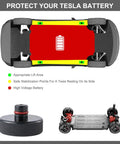 Tesla Lifting Jack Pads For Model 3 Model Y Model S And Model X Heavy Duty Rubber Lift Pucks With No Slip Protective Ring Diagram
