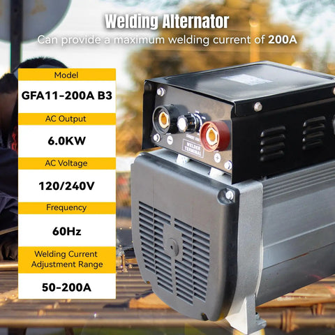 Get This Badass 3-in-1 MutsMover Gas Powered Air Compressor Generator And Welder. With A Massive 15HP Engine, 30 Gallon ASME Tank, And 19 CFM Flow, It Packs 6000W Power For Heavy Duty Job Sites. Perfect For Truck Mounted Industrial Use Or Remote