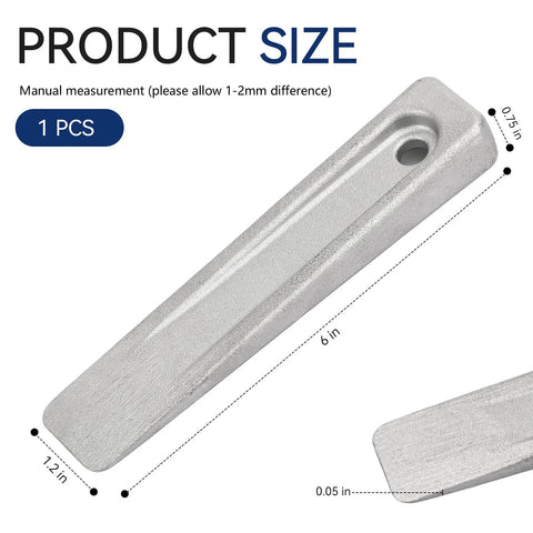 Set Up Wedges For Precision Machining In Welding And Metalworking, 6 Inch Alloy Steel Wedges Designed For Planers, Shapers, And Milling Machines