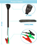 Pro Grade Must Have HVAC Tools Kit Accessory For Circuit Breaker Finder And Vacuum Pump With AC Gauges Clearance And Equipment showing heavy-duty cables with crocodile clips, UL listed plug, and specifications.