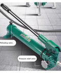 Split Hydraulic Bearing Puller With Hand Pump 30 Ton Capacity details including refueling and pressure relief valves.