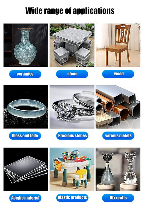 All Purpose Furniture Glue For Wood Metal Plastic Stone And Ceramic Repairs Clear Colorless Bond applications