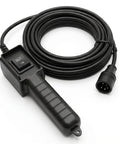 Premium 5 Pin Winch Remote Control Switch Cable For Badland Electric Winches 5000 Lb 9000 Lb And 12000 Lb Series Models, durable black control switch with cable.