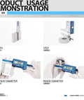 8 Inch Digital Caliper IP54 Stainless Steel Water Resistant With Large LCD Display usage in measuring depth, step, diameter