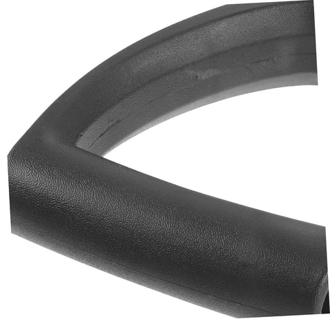 Close-up of ergonomic grip on replacement shovel handle for hand shovels, durable garden tool upgrade for digging and planting.