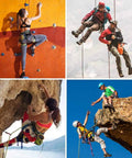 Users wearing Climbing Harness Belt For Tree Climbing And Outdoor Training Safe Seat Belt Style Half Body Guide For Women Men Beginners