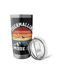 Soaring Sailplane Pilot Glider Enthusiast Stainless Steel Insulated Tumbler For Aviation Geeks And Sky Lovers Durable Travel Mug