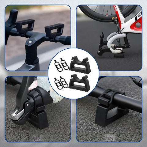 Heavy Duty Portable Bike Repair Stand With Wide Clamp For 29mm To 34mm Handlebars Quick Release Support in use outdoors