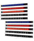 10 Piece Screwdriver And Wrench Organizer Wall Mount Hand Tool Holder With Clips Plastic Rail Tool Rack For Tools