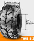 19x7-8 Tubeless Tire For Coleman Powersports CT200U BT200X CT200U-EX CT200U-EXR with tire width 7 inches