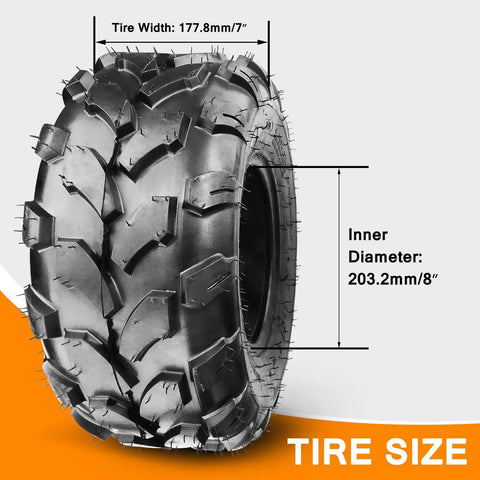 19x7-8 Tubeless Tire For Coleman Powersports CT200U BT200X CT200U-EX CT200U-EXR with tire width 7 inches