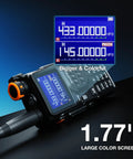 Tri-Band Ham Radio Long Range Handheld 10W Two Way Radio With UHF VHF 1.25M featuring 1.77 inch large color screen