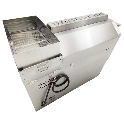Heavy Duty Electric Coffee Roaster Commercial Bean Roasting Machine For Nuts Peanuts And Chestnuts With Precision Heat Control No Fuss Operation smooth top and mesh tray