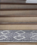 Non Slip Stair Treads Set of 13 Blue Bohemian Distressed Peel and Stick Alfombras for Stairs 8x30 Inches Easy Install No Residue