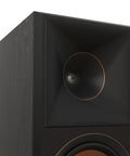 RP 600M II Ebony Bookshelf Speaker with larger Tractrix horn and 1 inch LTS titanium tweeter for home theater stereo setups