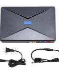 Compact Mini Ups Battery Backup Delivers A Rock Solid 8800Mah Reserve That Keeps Your Router And Modem Humming Along During Blackouts Without Missing A Beat, featuring connections and adapter cables.