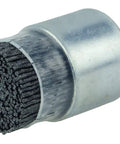 1 Inch Burr-RX Coated Cup End Brush For Valve Guides And Heavy Grime Cleanup, 0.026 Inch Crimped Fill With 120CG, Made In USA