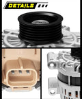 Beefed Up 3.0L 12V 150A Alternator With 6 Groove Pulley For Ford Fusion SE SEL Escape Limited XLT Mazda Tribute S Mercury Mariner Milan