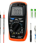 Digital Multimeter Voltage Tester 2000 Counts for ACDC Voltage with probes, batteries, and accessories