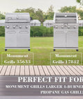 Perfect fit for Monument Grills Larger 4-Burner Propane Gas Grills, models 35633 and 17842 in outdoor setting