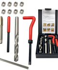 M12x1.25 Thread Repair Kit With Helicoil Inserts Taps And HSS Drill Bits Ideal Auto Repair Hand Tool Set For Damaged Threads