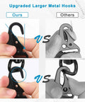 Comparison of upgraded hooks in the 1.25 Inch Sling Mount Attachments Set For Two Point Sling highlighting larger metal hooks.