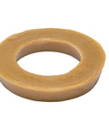 Heavy Duty Wax Bowl Ring For Toilet Installation Fits 3 Inch And 4 Inch Waste Lines, 100 Percent Petroleum Wax Gasket, Flexible Golden Wax