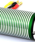 Green 1900KV Brushless Motor 2400W 78A 31V 4Pole Powerhouse for RC Cars Buggies Boats with strong torque and fast acceleration
