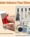 Demonstration of Cord Organizer Set For Kitchen Appliances Six Pack Stick On Cord Wrapper Holder with 3M adhesive application