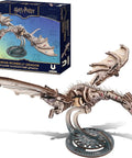 Ukrainian Ironbelly Dragon 3D Wooden Puzzle For Adults, mechanical model kit on display stand