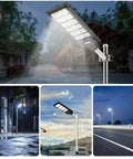 600W Solar LED Flood Light with Motion Sensor, Remote Control and Mount Bracket, waterproof dusk to dawn outdoor lighting
