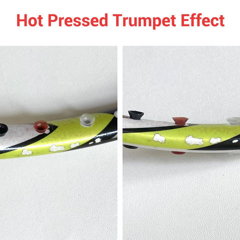 Top Shelf Heavy Duty Electric Crimping Machine For Badminton Rackets with hot pressed trumpet effect on grommets.