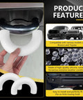 Tow Hook Covers Hitch Cover For Ford F-150 2004-2025 And Bronco 2021-2025 Works With Toyota Tundra 2017-2021 White Finish