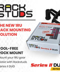 Zero Hassle 1RU Rack Mount System Replaces Clunky Cage Nuts And Server Rack Screws For Lightning Fast Data Center Deployment Universal Hardware Standoffs in a 20 pack with installation tool.