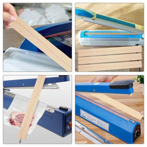 Top Shelf Replacement Heating Strip For Hand Sealer Two Pack Cloth And Tungsten Wire 2Mm Heat Element For Vacuum Shrink Wrap Bags in use with sealers