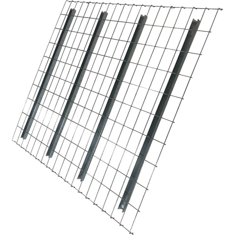Heavy Duty Pallet Rack Wire Deck 42 Inches Deep By 46 Inches Wide 2500 Lb Capacity Fully Galvanized Steel Mesh For Warehouse Shelving No Sweat Assembly And Built Like A Tank