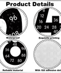 Multiplication Chart Posters For Classroom Black And White Bulletin Board Paper Cutouts details with glue points shown