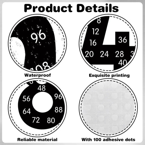 Multiplication Chart Posters For Classroom Black And White Bulletin Board Paper Cutouts details with glue points shown