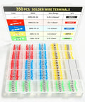 Get Your Hands On This Awesome 350 Pc Solder Seal Heat Shrink Butt Wire Connectors Kit For Serious Wiring Jobs That Needs Top Tier Conductivity And Reliable Sealing To Keep Connections Tight And Dry Anytime. 350 pcs solder wire terminals kit, color-coded sizes in storage case