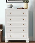White dresser with Antique Brass Cabinet Knobs 30 Pack Set For Vintage Drawer Pulls For Cabinets Cupboards And Dressers In Zinc Alloy