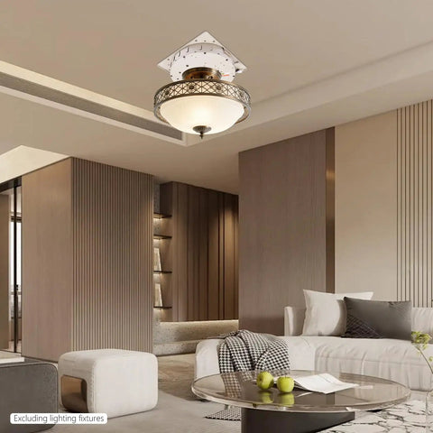 Heavy Duty Electric Chandelier Hoist With 220 Lb Load Capacity And 26 Ft Lift Stroke For Ceiling Fixtures Featuring Durable Steel Build in modern living room setting.